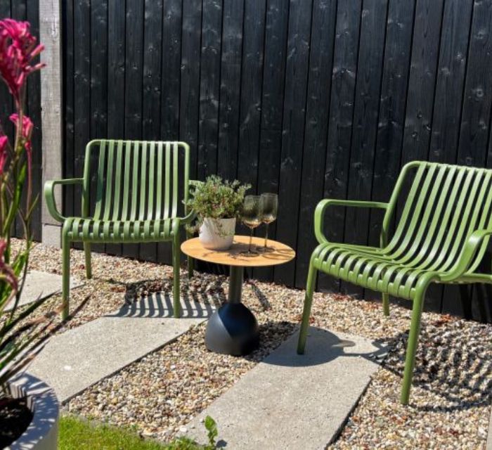 Stripe loungestoelen set
