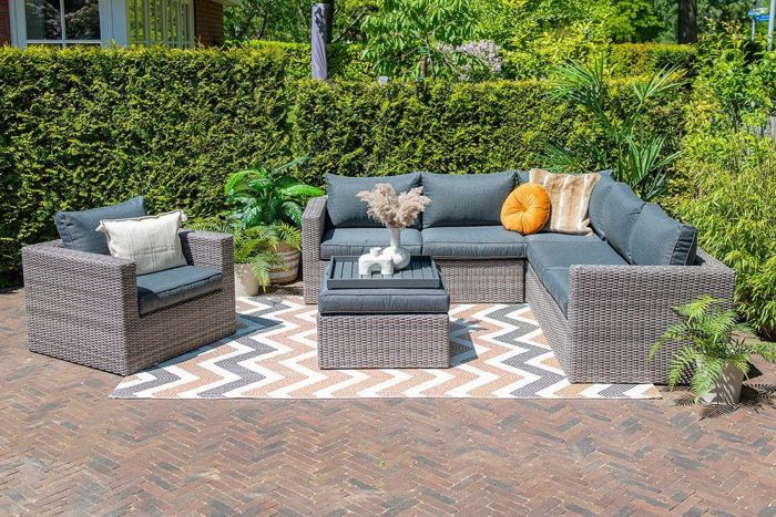Atlanta wicker loungeset
