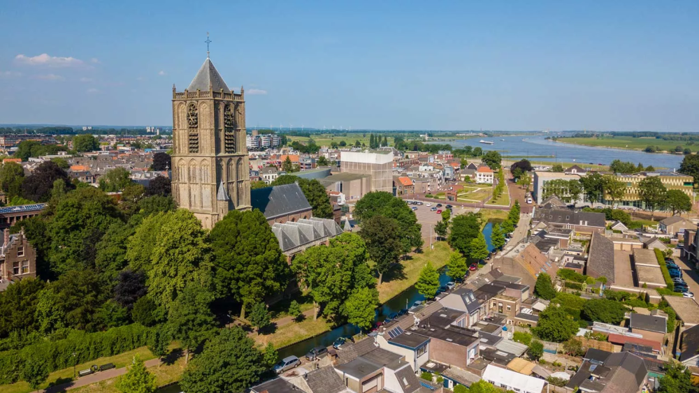 In de buurt Tiel