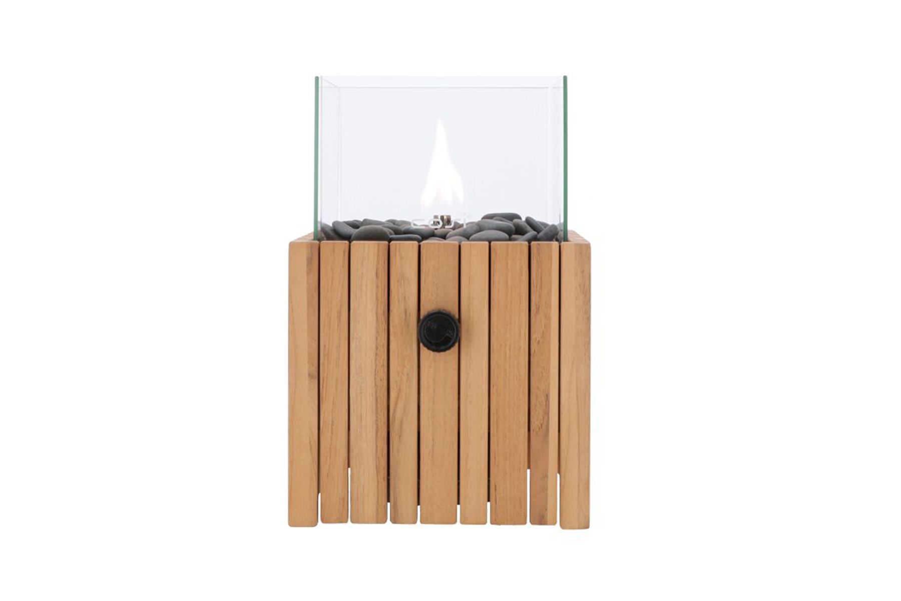 Cosiscoop Timber teak - gaslantaarn - vierkant