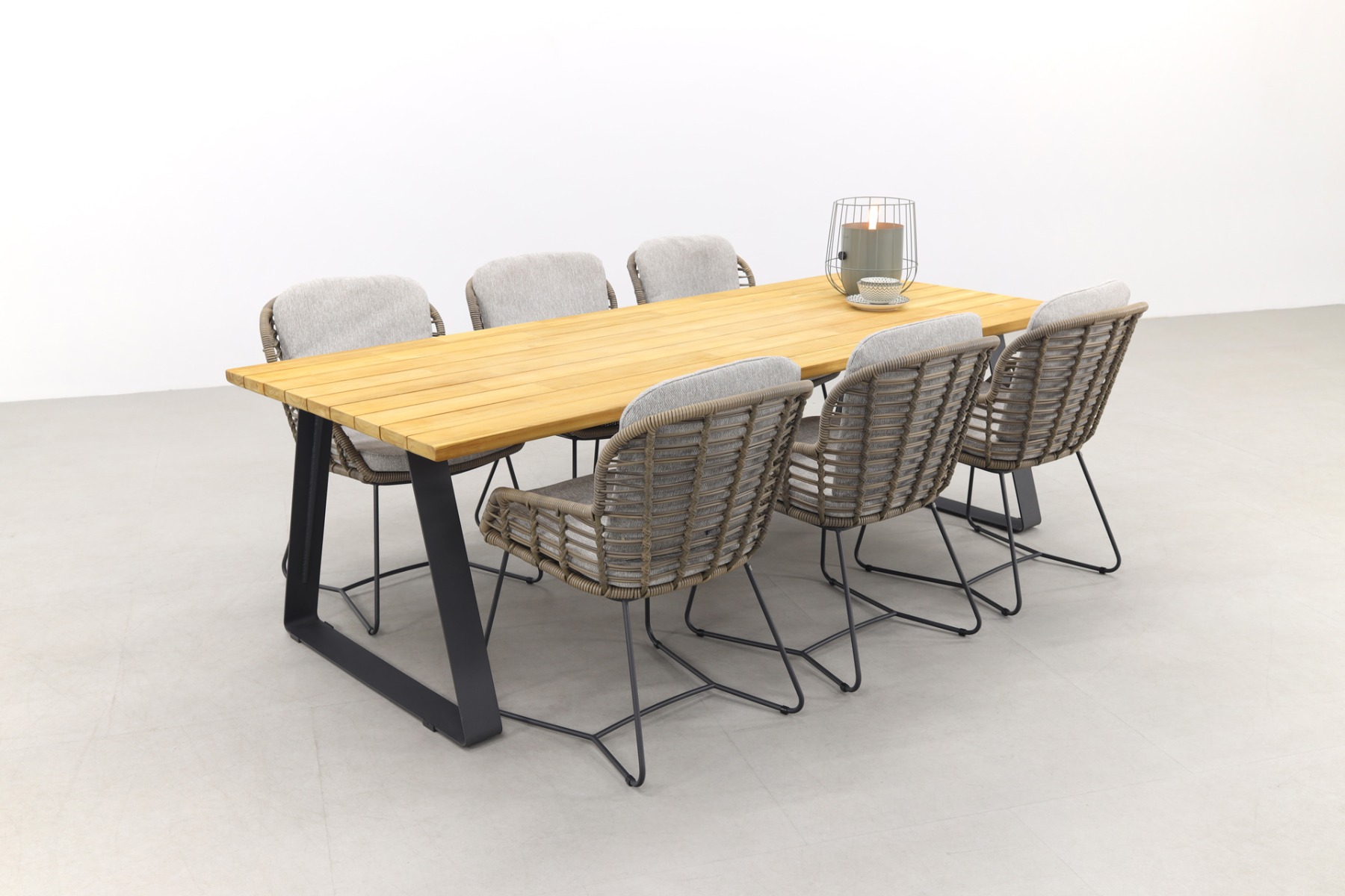4 Seasons Lugano/Taste Basso 240x100 cm. tuinset - 7 delig