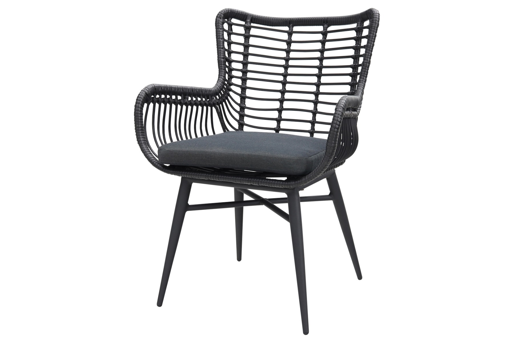 dining tuinstoel - black - Van der Tuinmeubelen