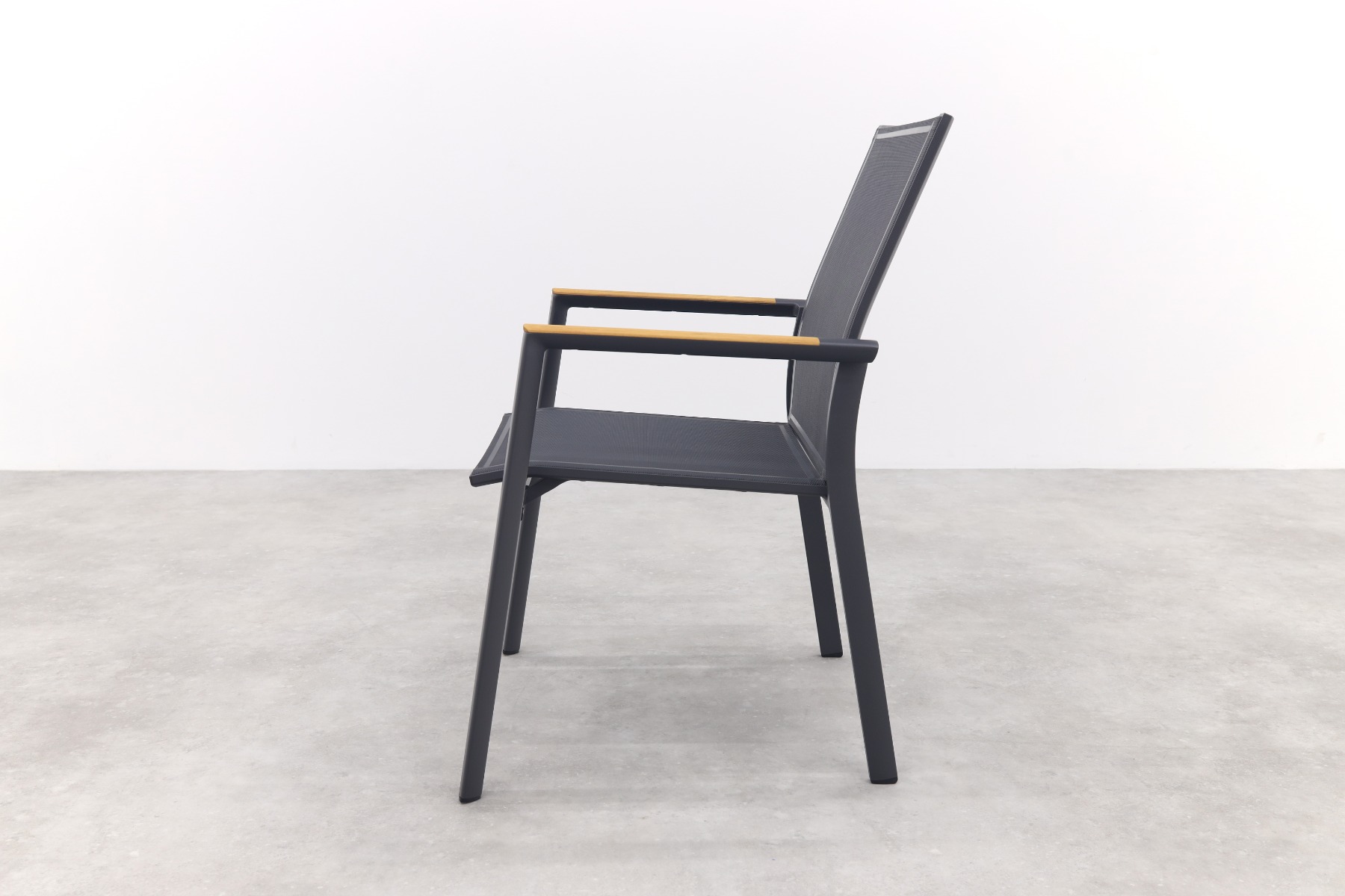 Central Park tuinstoel Chiara opvouwbaar aluminium/textileen 62x57x110 cm