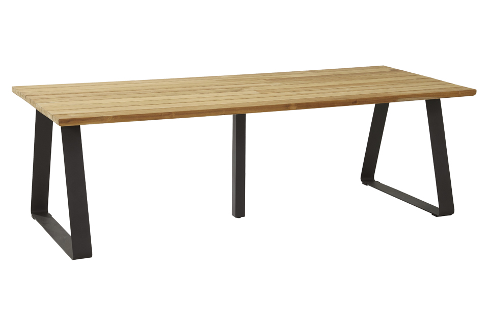 taste basso tuintafel teak hout extra grote tuintafel vdgarde nl