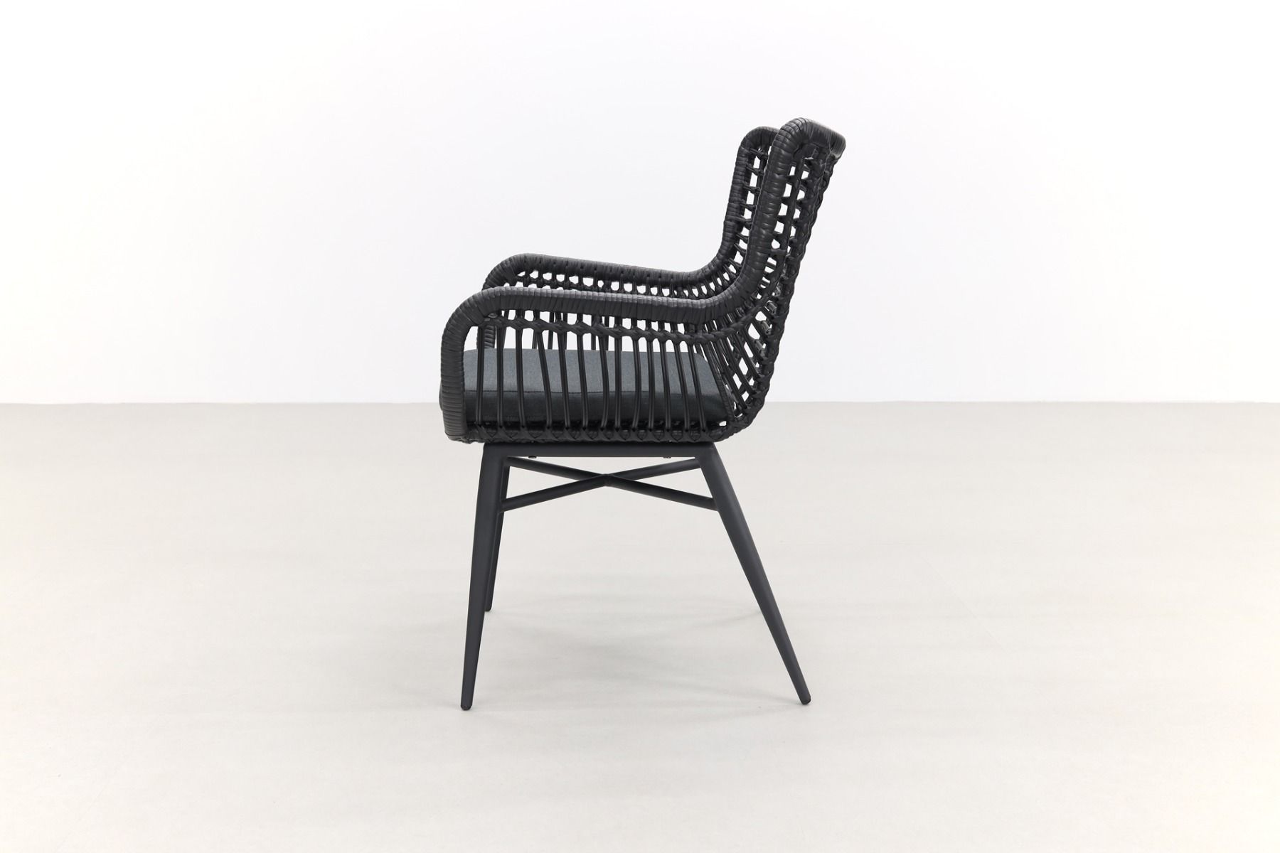 Ovale tuinset Jasmine - Black / Garden Impressions Edison 280x140