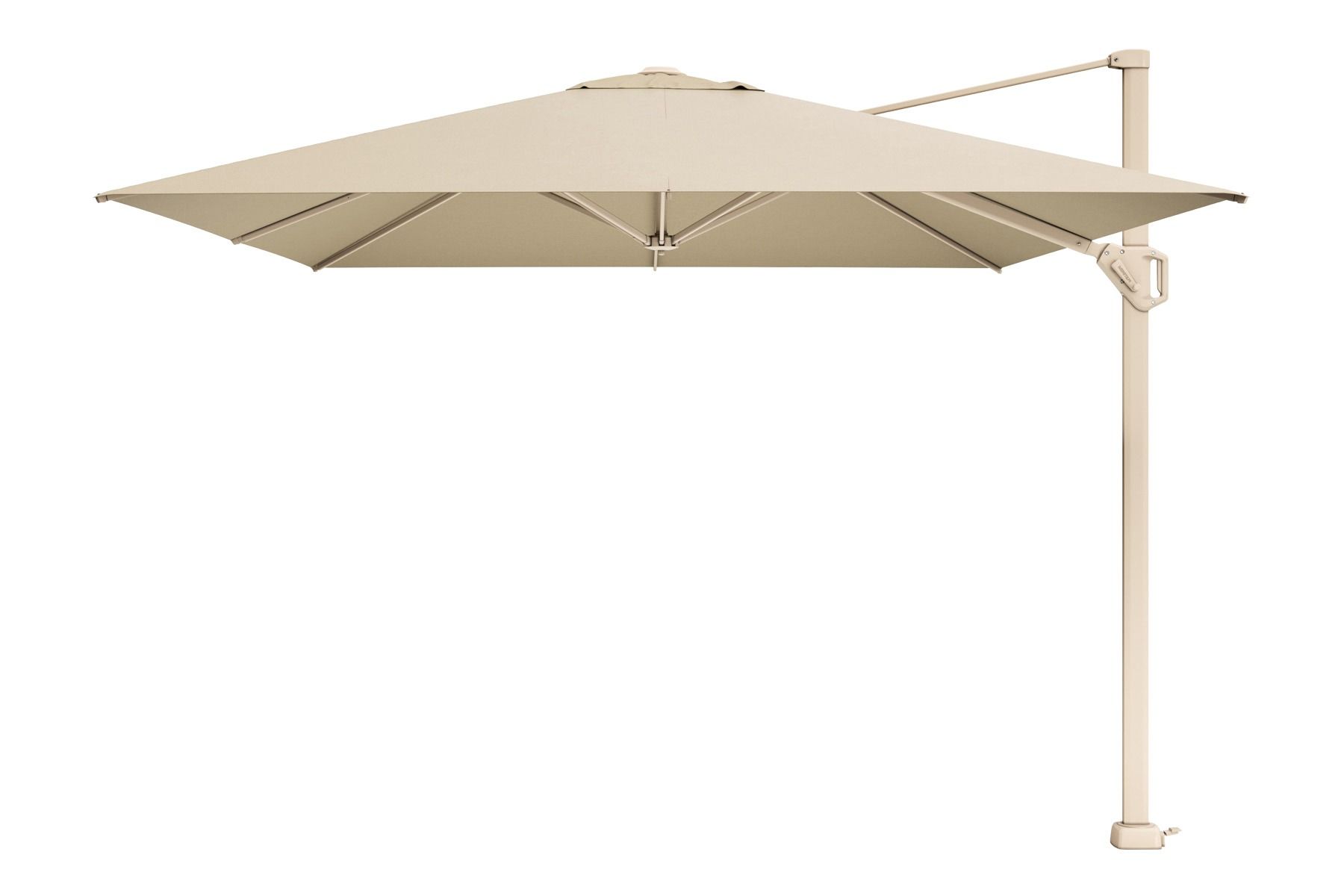 Challenger T1 Zweefparasol 4x3m - Champagne & Sandstone