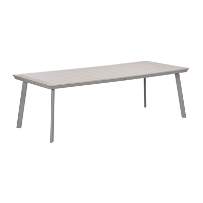 GI Vigo Dining tuintafel 230x100 cm. - Taupe/Light Teak