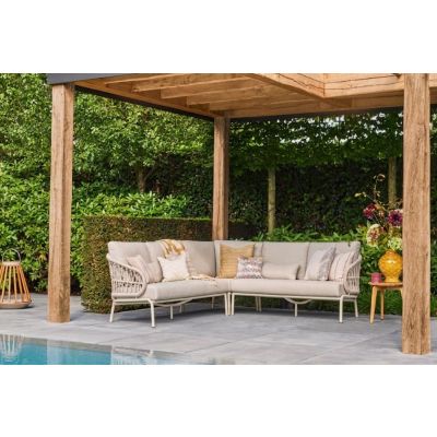 Suns Tosca hoekbank loungeset - Rope/Zand OP=OP