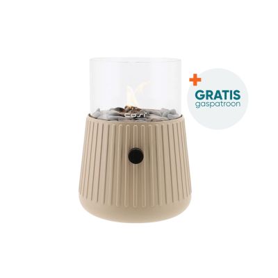 Cosiscoop Bowie Sandy Beige - Gaslantaarn met gratis gaspatroon