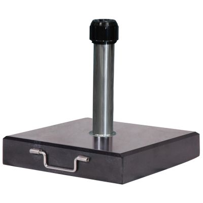 Platinum parasolvoet Rome 40 kg - black polished