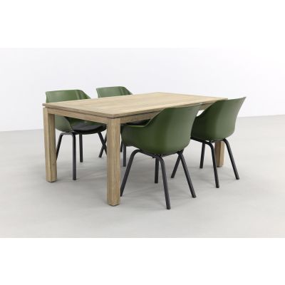 Hartman Sophie Element Mosgroen/Rome grey 170 cm. tuinset - 5-delig