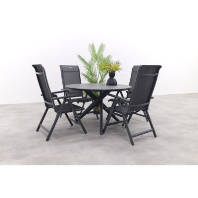 Hartman Milaan/Dublin ronde tuinset - 5-delig - 120 cm.