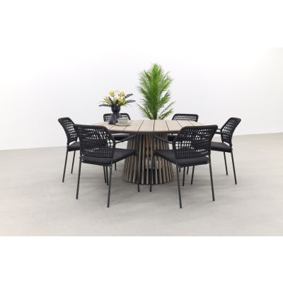 Taste Barista/GI Trinxa ronde stapelbare tuinset - 148 cm. 