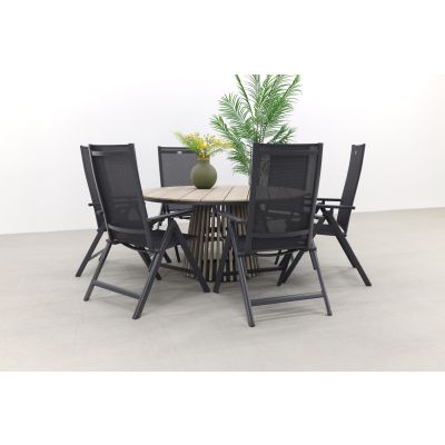 Hartman Milaan/GI Trinxa verstelbare ronde tuinset - 148 cm. 