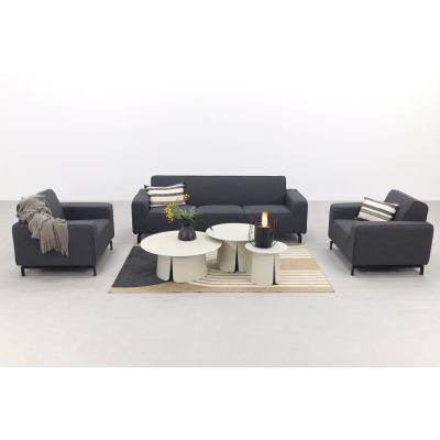 Boavista/Velora stoel-bank loungeset - Sooty - 6-delig