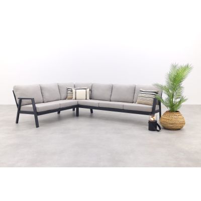 Viento L-vorm hoekbank links/rechts opstelbaar - Royal Grey