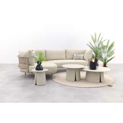 4 Seasons Sardinia/Velora loungeset - Latte (5-delig)
