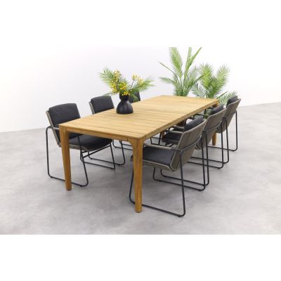 Taste Parma/Liam tuinset - 240x100 cm. - Stapelbaar