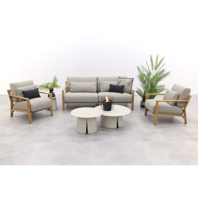 4 Seasons Lucas/Velora stoel-bank loungeset - 5-delig