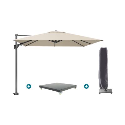 Platinum Challenger Premium T2 3x3 m - Champagne met Marbella voet en hoes