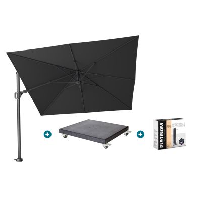 Platinum Challenger Premium T2 3x3 m - Faded Black met Marbella voet en hoes