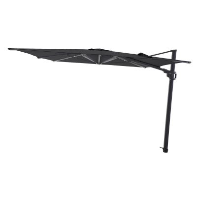 Perfect Shadow Eclipse zweefparasol 300x300 cm. Ultra - Antraciet/Ash Black
