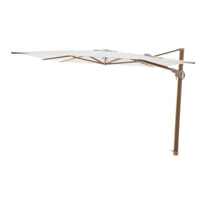 Perfect Shadow Eclipse zweefparasol 300x300 cm. Ultra - Woodlook/Soft Sand