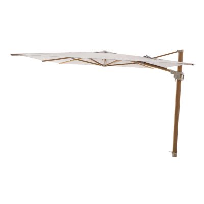Perfect Shadow Eclipse zweefparasol 300x300 cm. Ultra - Woodlook/Urban Taupe