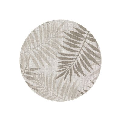 GI Naturalis buitenkleed Ø160 cm. - Desert Taupe