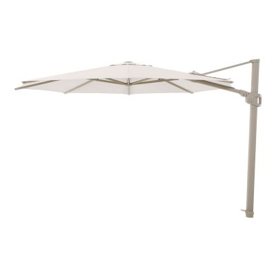 Perfect Shadow Eclipse ronde zweefparasol Ø350 cm. Ultra - Latte/Urban Taupe