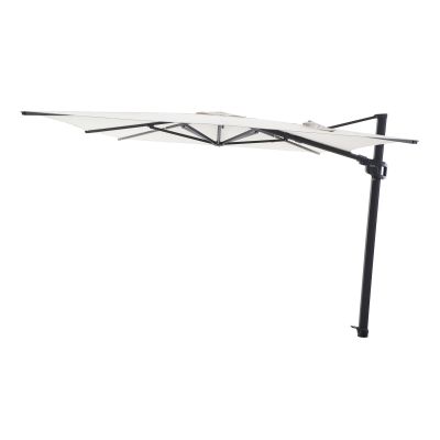 Perfect Shadow Eclipse zweefparasol 400x300 cm. Ultra - Antraciet/Soft Sand