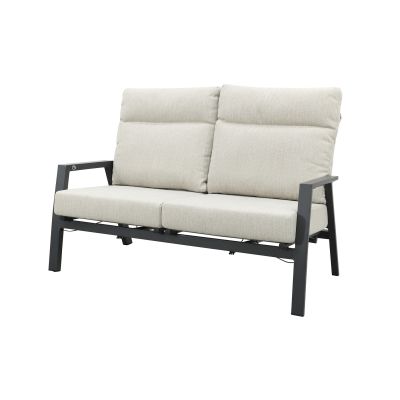 Lagos 2-zitsbank verstelbaar - Antraciet 