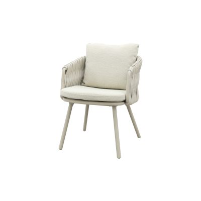 Baya rope dining tuinstoel - Mokka