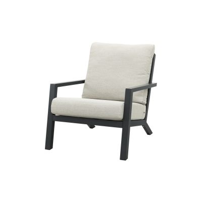 Boston loungestoel - Antraciet