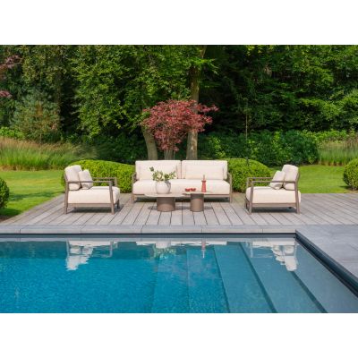 4-Seasons Capresi stoel-bank loungeset - terre