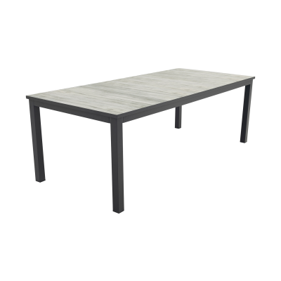 Hartman Comino dining tuintafel 223x105 cm. - Keramiek/Grijs
