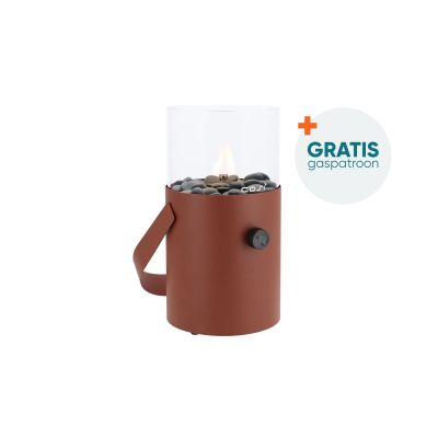 Cosiscoop terra brown - Original - gaslantaarn met gratis gaspatroon