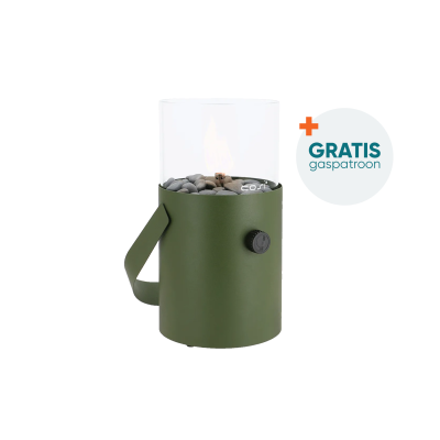 Cosiscoop moss green - Original - gaslantaarn met gratis gaspatroon