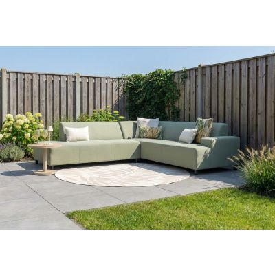 Malaga hoekbank loungeset chaise longue - green