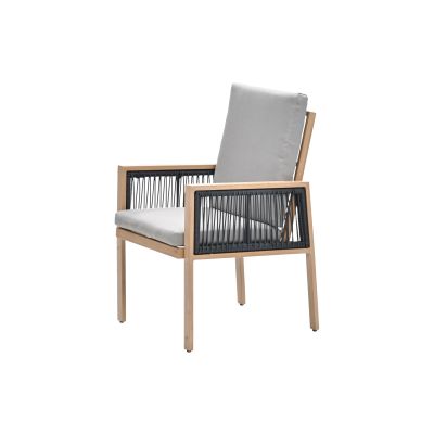 Garden Impressions Decala tuinstoel - teak look - aluminium OP=OP