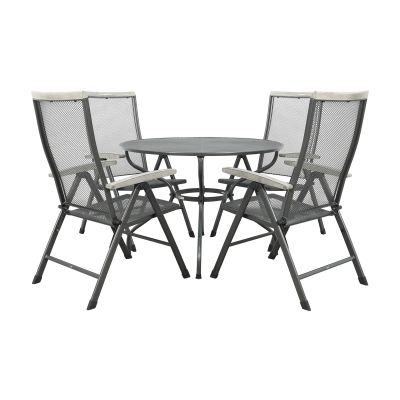 Royal Garden Balero ronde verstelbare tuinset strekmetaal Ø105 cm.