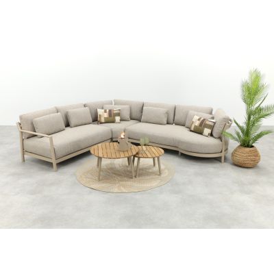 4SO Mykonos/Mindo organische loungeset - Latte