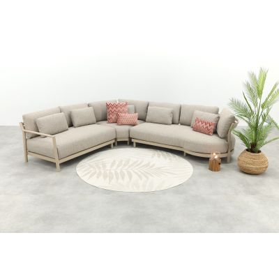 4SO Mykonos organische loungebank - Latte