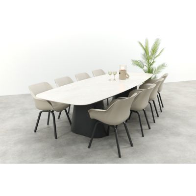 Hartman Sophie/Denver 8-persoons Deens ovale tuinset 320x120 cm.