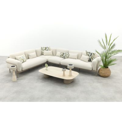 Elias hoekbank loungeset - Naturel