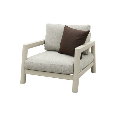 Moretti rope loungestoel (large) - Mokka