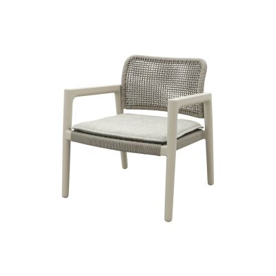 Moretti rope loungestoel (small) - Mokka