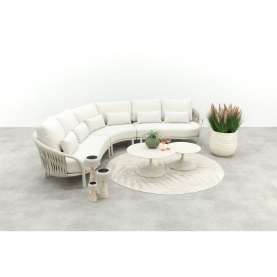 Suns Feroli/Nova organische hoekbank loungeset - Camel Sand/Rope