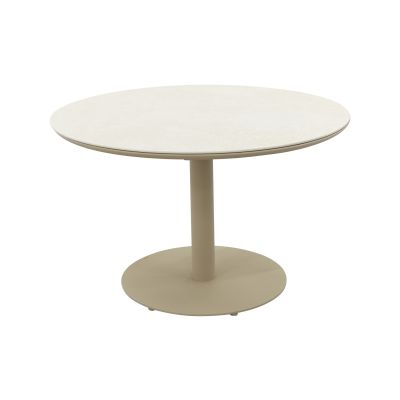 Rodez ronde dining tuintafel Ø120 cm. - Latte