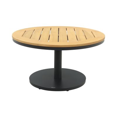 Canto ronde loungetafel Ø70 cm. - Royal Grey/Teak